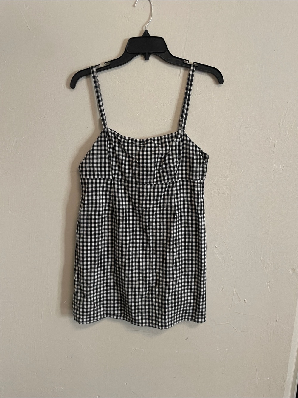 Black & White Babydoll dress with Spaghetti straps